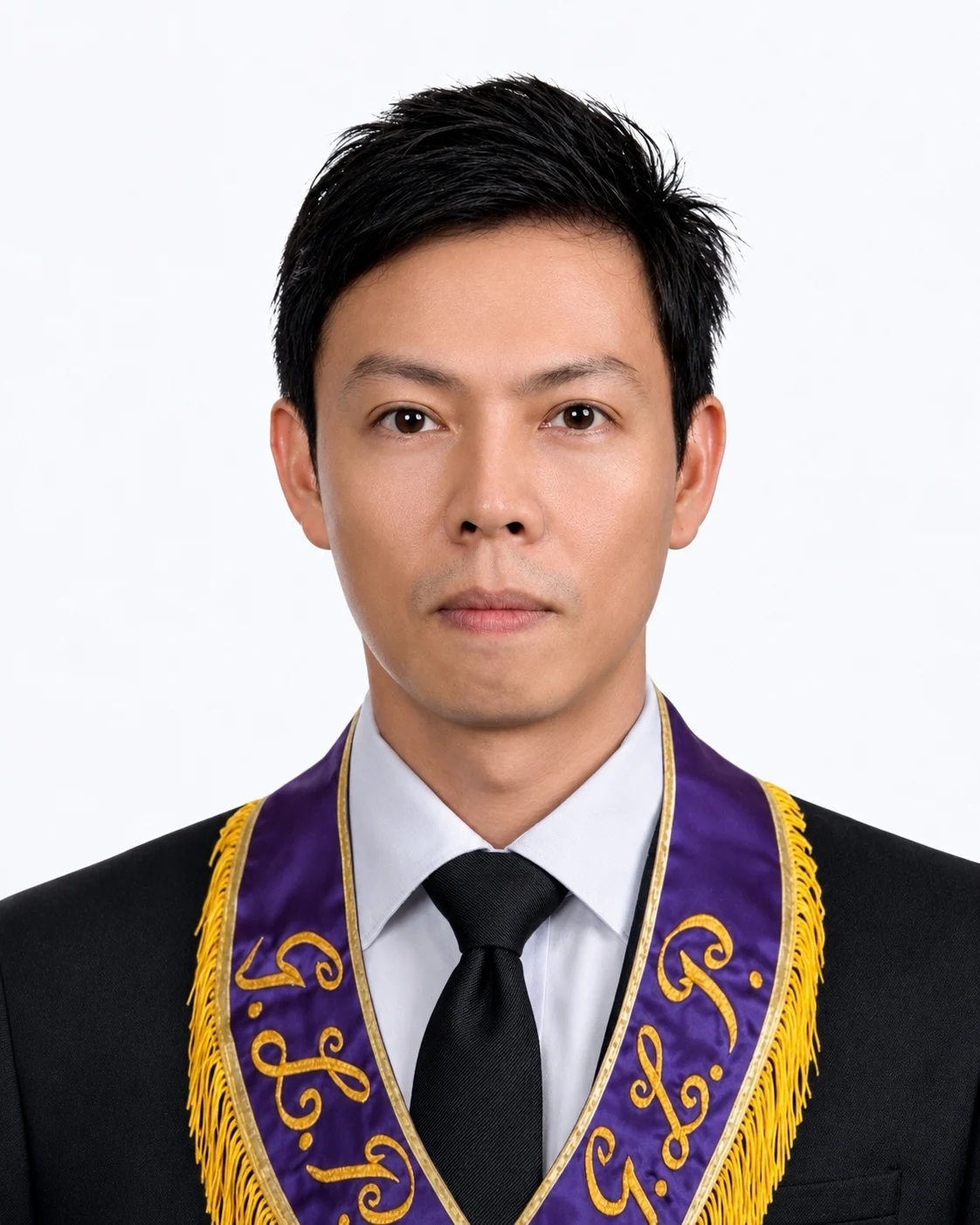 Deputy District Grand Master spotlight portrait